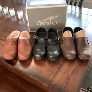 Three pairs of used DANSKOS